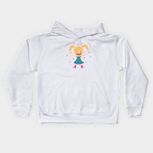 Little girl design for child Kids Hoodie